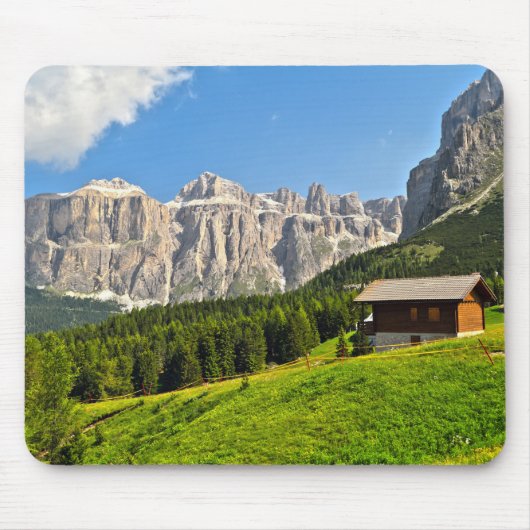 Dolomiti - Fassaの高い谷 マウスパッド (正面)