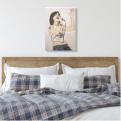 Dolores Hand Painted by Mark Elsen キャンバスプリント (インサイチュ (寝室))