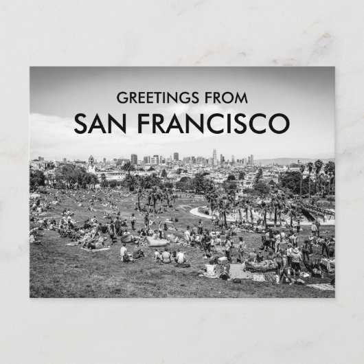 Dolores Park The Mission San Francisco Greeting ポストカード (正面)