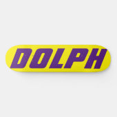 DOLPHトリビュート8 1/4"スケートボードデッキ スケートボード (横)