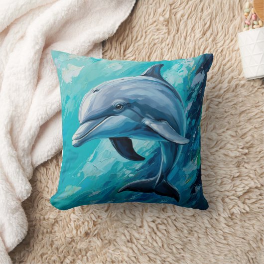 dolphin クッション (ブランケット)