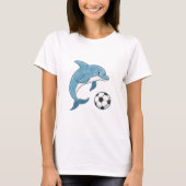 Dolphin and Soccer Ball Tシャツ (正面)