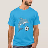 Dolphin and Soccer Ball Tシャツ (正面)