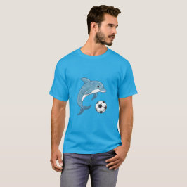 Dolphin and Soccer Ball Tシャツ