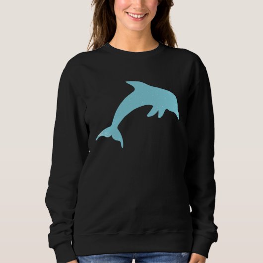 Dolphin Aquatic Mammal Sea Animal スウェットシャツ (正面)