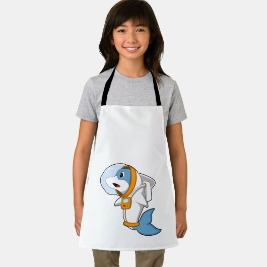 Dolphin as Astronaut with Costume エプロン (インサイチュ)