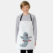 Dolphin at Enduranceトレーニングとフィットネスタイヤ.p エプロン (着用した状態)