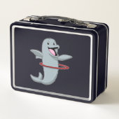 Dolphin at Enduranceトレーニングとフィットネスタイヤ.p メタルランチボックス (裏面)