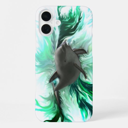 Dolphin Baby iPhoneケース (裏面)