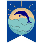 Dolphin Beach バンティングフラッグ (第2の旗)