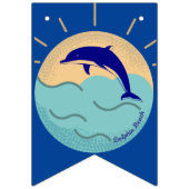 Dolphin Beach バンティングフラッグ (第1の旗)