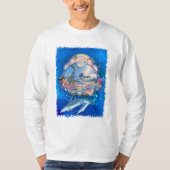 Dolphin Beach Paradise Long Sleeve Shirt Tシャツ (正面)