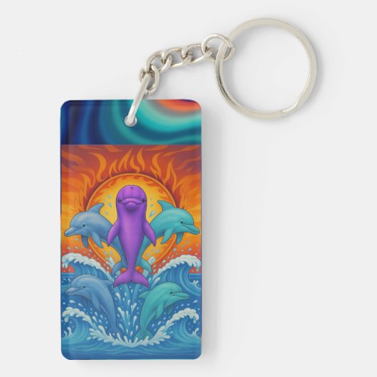 Dolphin Bliss キーホルダー (裏面)