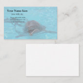 Dolphin business card, save marine animals イルカ 名刺 (正面/裏面)