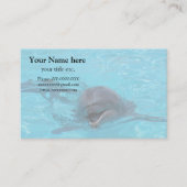Dolphin business card, save marine animals イルカ 名刺 (正面)