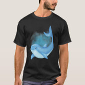 Dolphin Deep Ocean Creatures and Rift Life 1 Tシャツ (正面)