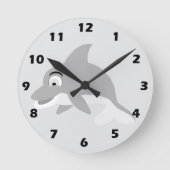 Dolphin Design ラウンド壁時計 (正面)