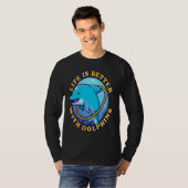 Dolphin Fanatic Sea Animals  With Dolphins Tシャツ (正面フル)
