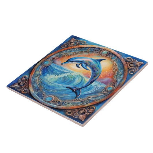 Dolphin fantasy タイル (側面)