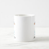 Dolphin Graduation Personalized コーヒーマグカップ (中央)