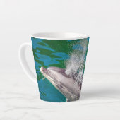 Dolphin In Milford Sound，ニュージーランド カフェラテマグ (左アングル)