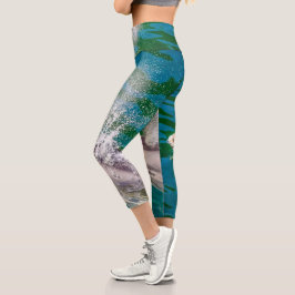 Dolphin In Milford Sound，ニュージーランド カプリレギンス