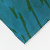 Dolphin In Milford Sound，ニュージーランド フリースブランケット (角)