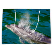 Dolphin In Milford Sound，ニュージーランド ラージペーパーバッグ (正面)