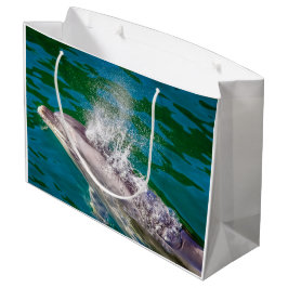 Dolphin In Milford Sound，ニュージーランド ラージペーパーバッグ