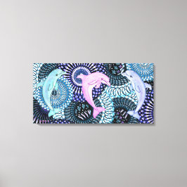 Dolphin Joy キャンバスプリント