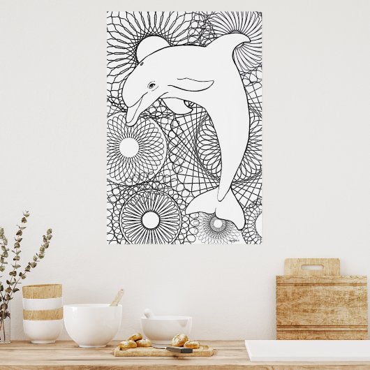 Dolphin Joy ポスター (キッチン)