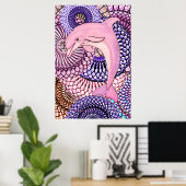 Dolphin Joy ポスター (ホームオフィス)