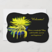 Dolphin Love 、テキストの追加招待状 招待状 (正面)