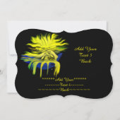 Dolphin Love 、テキストの追加招待状 招待状 (裏面)