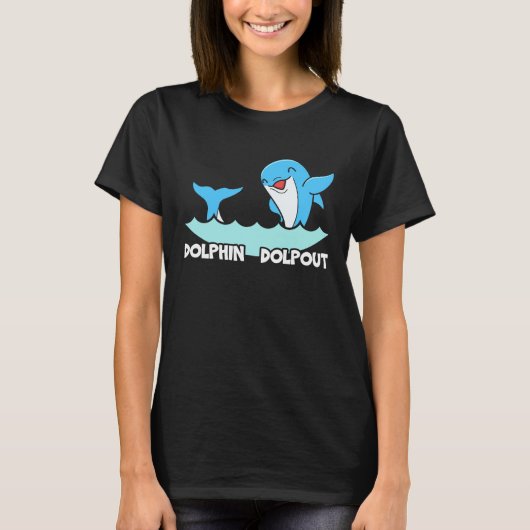 Dolphin Lover Marine Biology Underwater Animal 9 Tシャツ (正面)