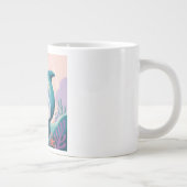 Dolphin Mom and Baby ジャンボコーヒーマグカップ (右)