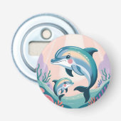 Dolphin Mom and Baby 栓抜き (正面)