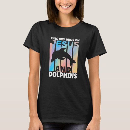 Dolphin Outfit for Dolphin Lovers Apparel for Boys Tシャツ (正面)