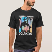 Dolphin Outfit for Dolphin Lovers Apparel for Boys Tシャツ (正面)