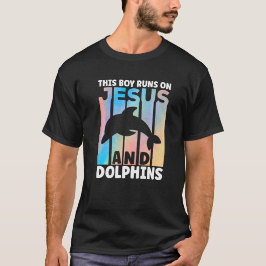 Dolphin Outfit for Dolphin Lovers Apparel for Boys Tシャツ (正面)