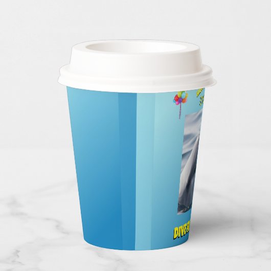 Dolphin Party Splash  紙コップ (右)