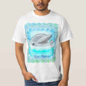 Dolphin Play  t-shirt Tシャツ (正面)