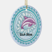 Dolphin Splash   セラミックオーナメント (右)