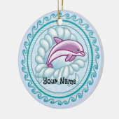 Dolphin Splash   セラミックオーナメント (左)