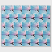 Dolphin Sunset ラッピングペーパー (フラット)