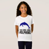 DOLPHIN Tシャツ、女の子 Tシャツ (正面フル)