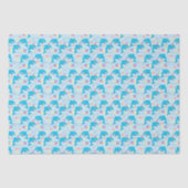 Dolphin Tissue Paper in Blue 薄葉紙 (正面)