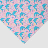Dolphin Tissue Paper in Pink 薄葉紙 (詳細)