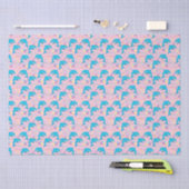 Dolphin Tissue Paper in Pink 薄葉紙 (クラフト)