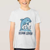  Dolphin Vibes トライブレンドＴシャツ (正面)